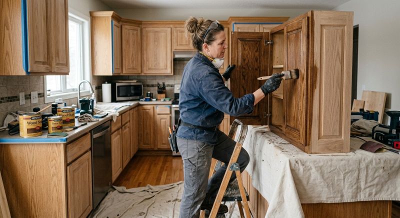 Kitchen Cabinet Refinishing in Lafayette, IN
