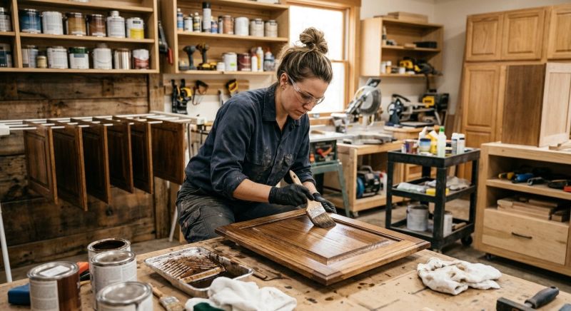 Cabinet Glazing Service in Carmel, IN