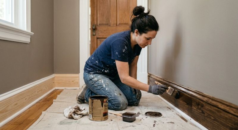 Wood Trim Painting in Waco, TX